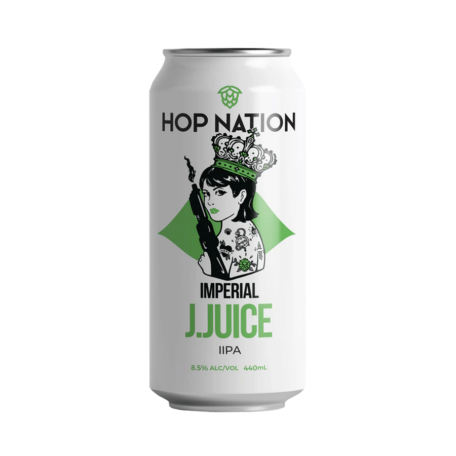 Hop Nation Brewing Co - Imperial J. Juice Double IPA 8.5% 440ml Can