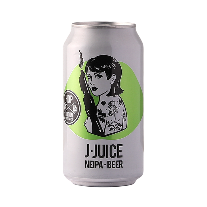 Hop Nation Brewing Co - J Juice NEIPA 7.1% 375ml Can