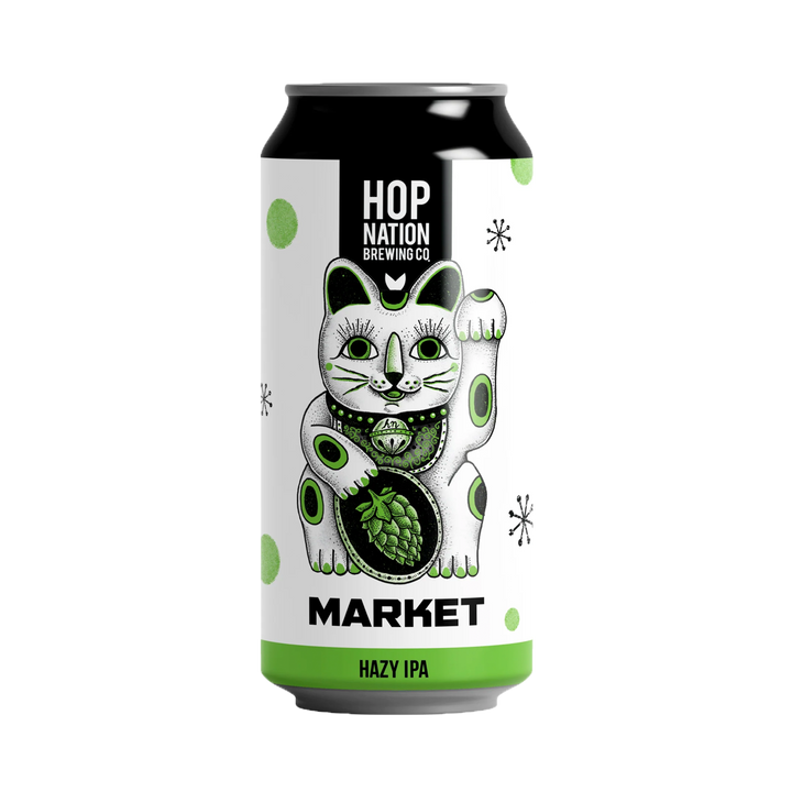 Hop Nation Brewing Co - The Market Hazy IPA 6% 440ml Can