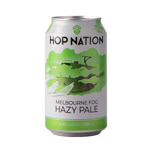 Hop Nation Brewing Co - Melbourne Fog Hazy Pale 4.8% 355ml Can