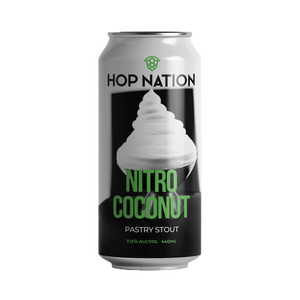 Hop Nation Brewing Co - Nitro Coconut Pastry Stout 7% 440ml Can