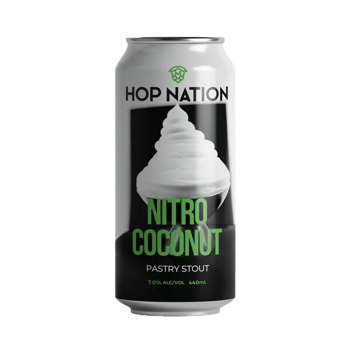 Hop Nation Brewing Co - Nitro Coconut Pastry Stout 7% 440ml Can