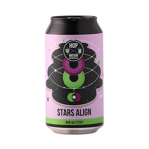 Hop Nation Brewing Co - Stars Align Non-Alc Stout 0.5% 335ml Can
