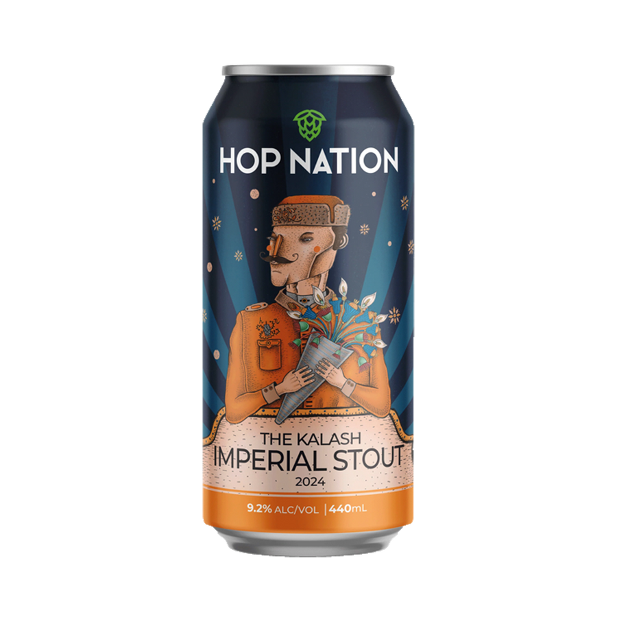Hop Nation Brewing Co - The Kalash Imperial Stout 9.2% 440ml Can