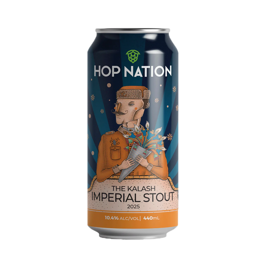 Hop Nation Brewing Co - The Kalash Imperial Stout 2025 10.4% 440ml Can