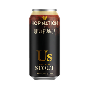 Hop Nation Brewing Co - Us Dry Irish Stout 4.2% 440ml Can