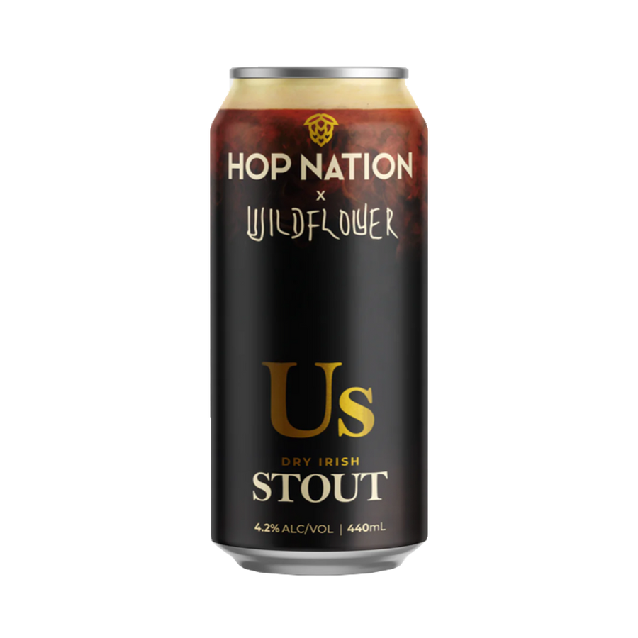 Hop Nation Brewing Co - Us Dry Irish Stout 4.2% 440ml Can