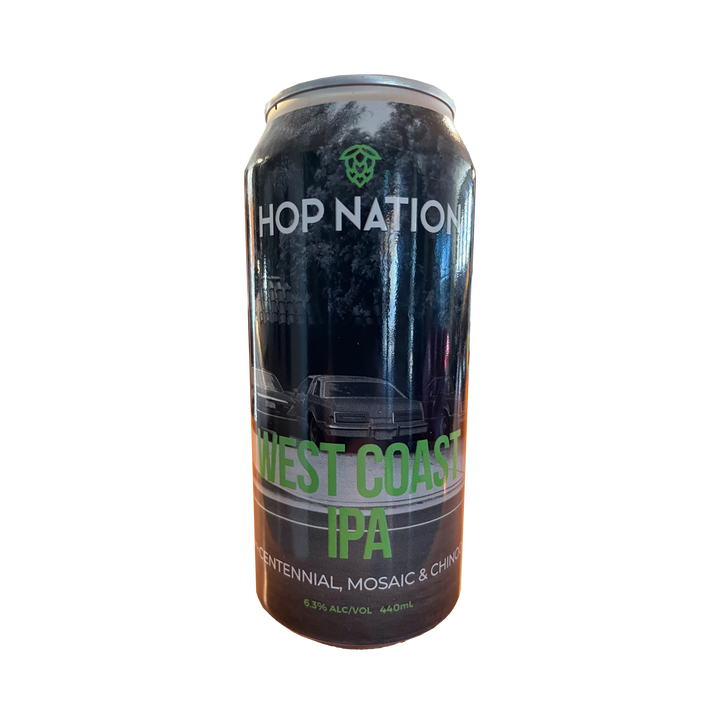 Hop Nation Brewing Co - West Coast IPA w/ Centennial, Mosaic & Chinook 6.3% 440ml Can
