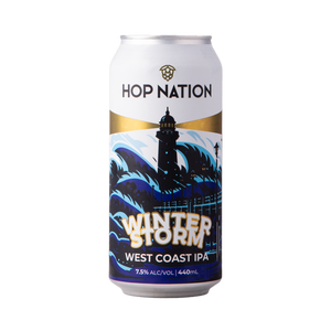 Hop Nation Brewing Co - Winter Storm West Coast IPA 7.5% 440ml Can