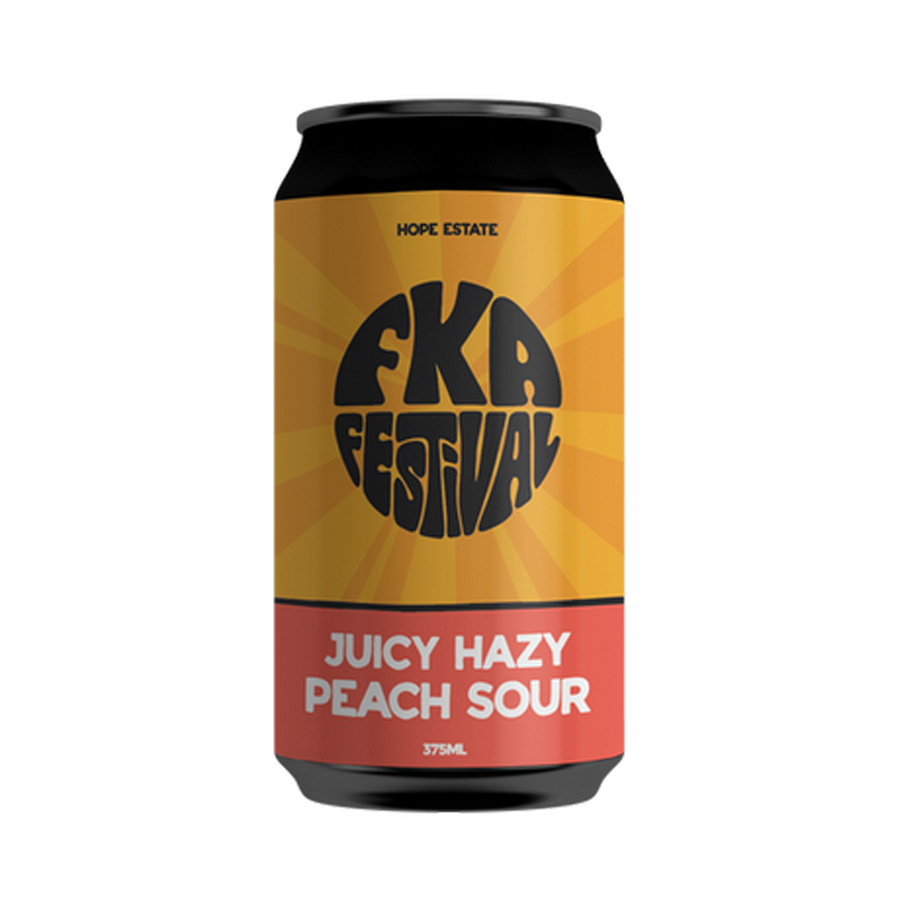 Hope Brewery - FKA Juicy Hazy Peach Sour 6% 375ml Can