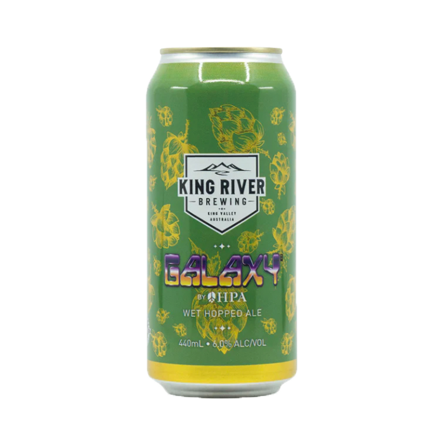 King River Brewing - Galaxy Wet Hop Pale Ale 6% 440ml Can