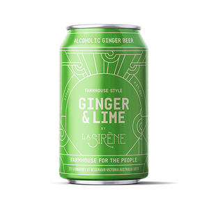 La Sirene - Ginger & Lime Farmhouse Ginger Beer 4.5% 330ml Can