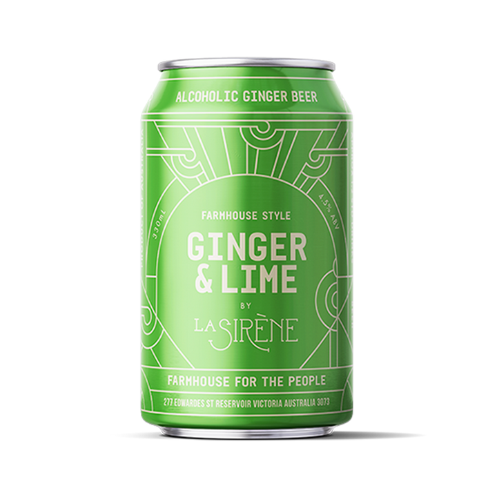 La Sirene - Ginger & Lime Farmhouse Ginger Beer 4.5% 330ml Can