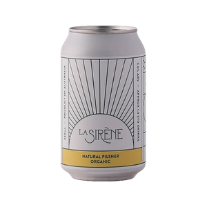 La Sirene - Natural Organic Pilsner 5% 330ml Can