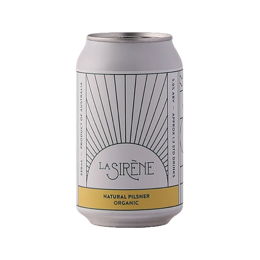 La Sirene - Natural Organic Pilsner 5% 330ml Can