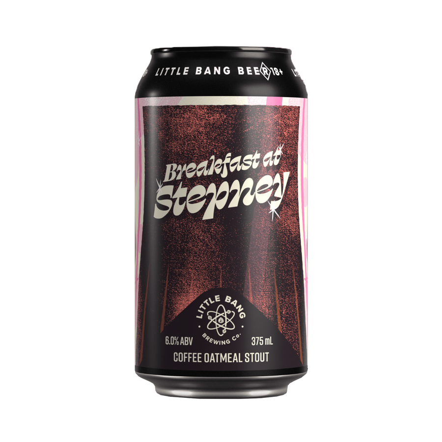 Little Bang Brewing Co - Breakfast at Stepney Coffee Oatmeal Stout 6% 375ml Can