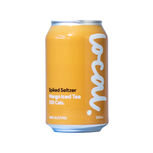 Local Brewing Co - Mango Iced Tea Spiked Seltzer 4% 330ml Can