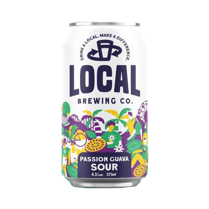 Local Brewing Co - Passion Guava Sour 4.5% 375ml Can