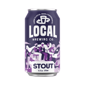 Local Brewing Co - Stout 5.1% 375ml Can