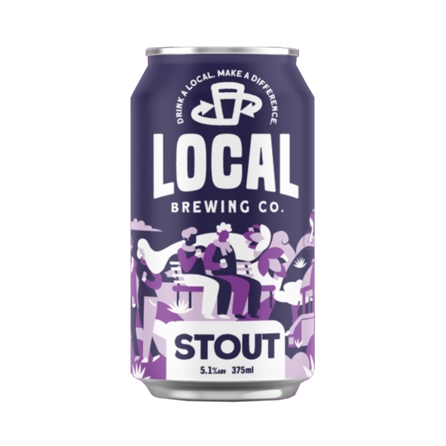 Local Brewing Co - Stout 5.1% 375ml Can
