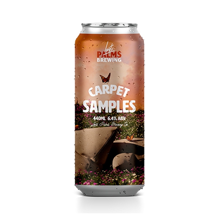 Lost Palms Brewing Brewing Co  - Carpet Samples Strawberry Mango Smoothie Sour 6.4% 440ml Can