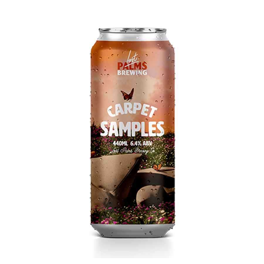 Lost Palms Brewing Brewing Co  - Carpet Samples Strawberry Mango Smoothie Sour 6.4% 440ml Can