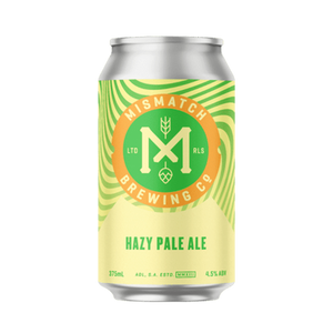 Mismatch Brewing Co - Hazy Pale Ale 4.5% 375ml Can