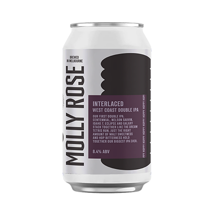 Molly Rose Brewing - Interlaced West Coast Double IPA 8.4% 375ml Can