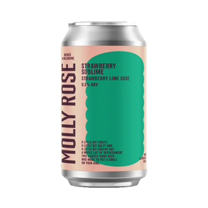 Molly Rose Brewing - Strawberry Sublime Gose 0.5% 375ml Can