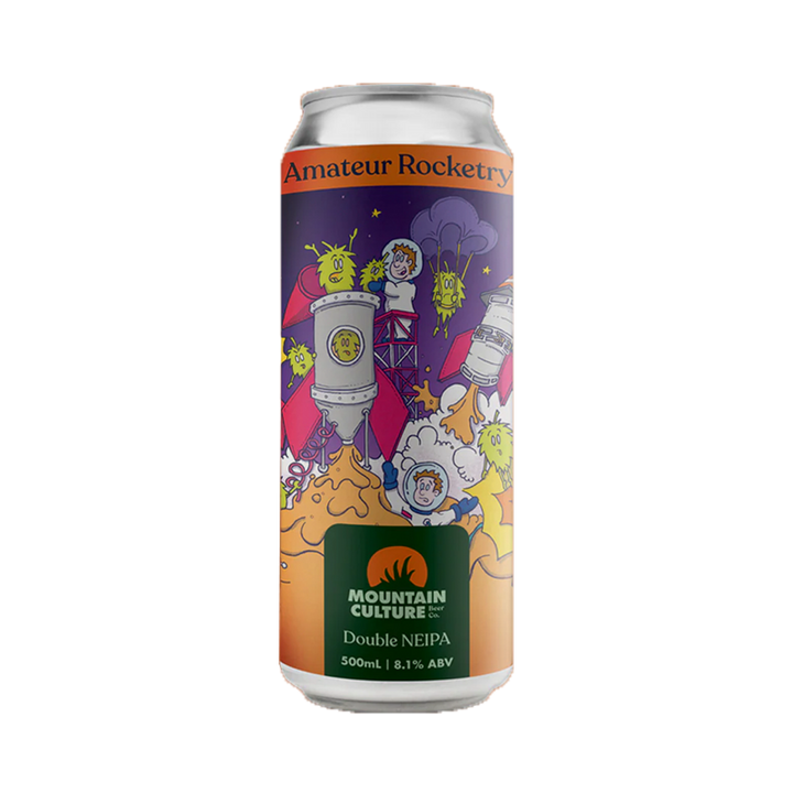 Mountain Culture Beer Co - Amateur Rocketry Double NEIPA 8.1% 500ml Can
