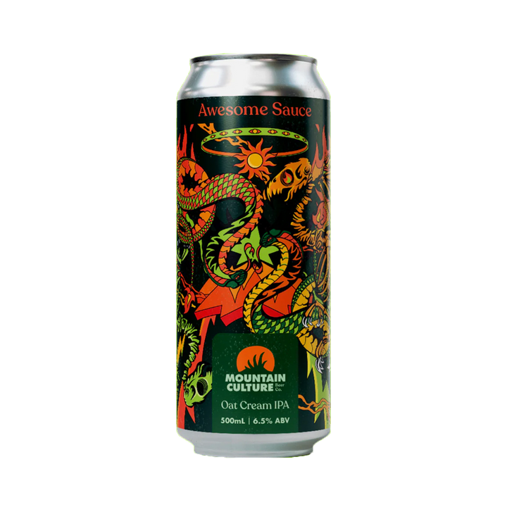 Mountain Culture Beer Co - Awesome Sauce Oat Cream IPA 6.5% 500ml Can