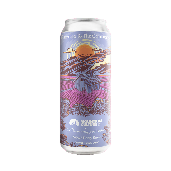 Mountain Culture Beer Co - Escape To The Country Mixed Berry Sour 7.5% 500ml Can