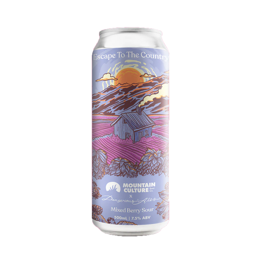 Mountain Culture Beer Co - Escape To The Country Mixed Berry Sour 7.5% 500ml Can