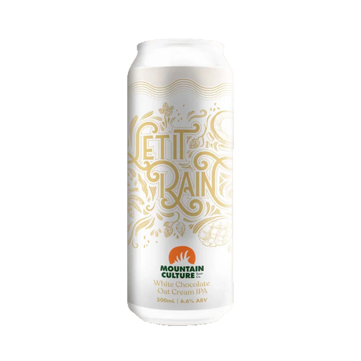 Mountain Culture Beer Co - Let It Rain White Chocolate Oat Cream IPA 6.6% 500ml Can