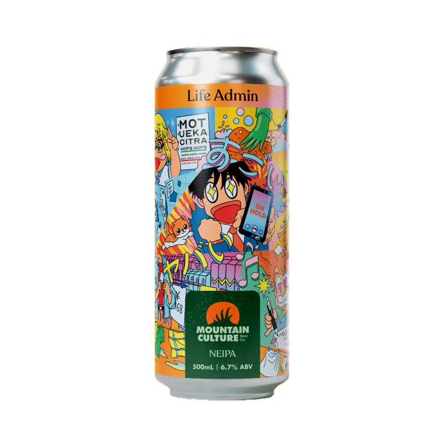 Mountain Culture Beer Co - Life Admin NEIPA 6.7% 500ml Can