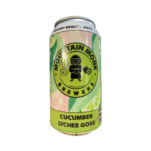 Mountain Monk Brewers - Cucumber & Lychee Gose 4.5% 375ml Can