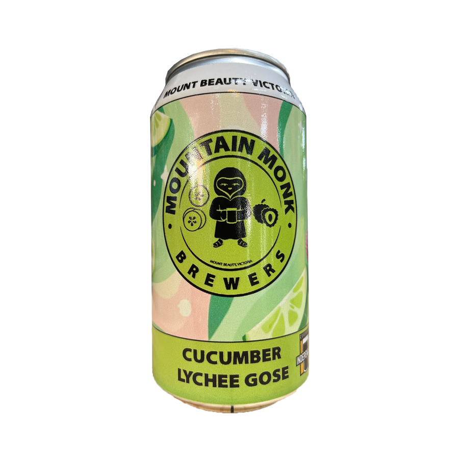 Mountain Monk Brewers - Cucumber & Lychee Gose 4.5% 375ml Can