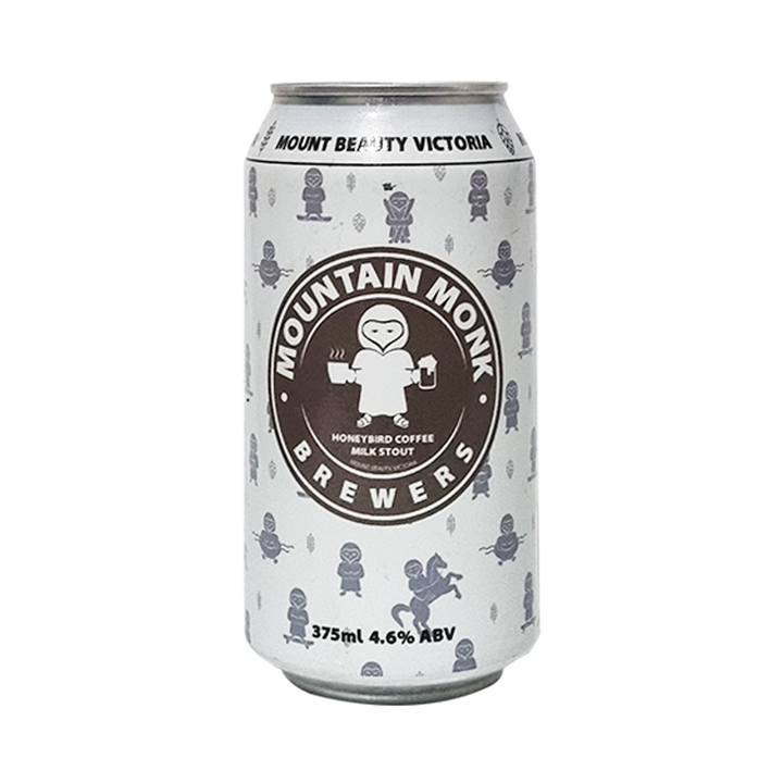 Mountain Monk Brewers - Honeybird Coffee Milk Stout 4.6% 375ml Can