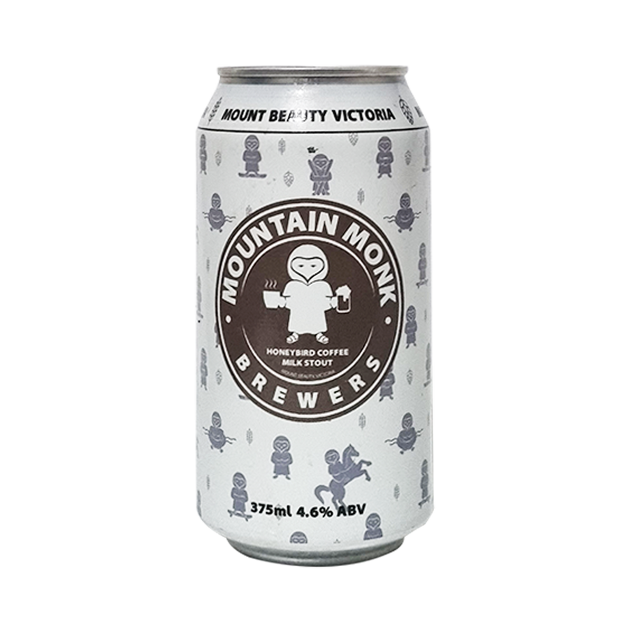 Mountain Monk Brewers - Honeybird Coffee Milk Stout 4.6% 375ml Can