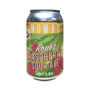 Nomad Brewing Co - Rosie's Raspberry Sour Ale 3.8% 330ml Can