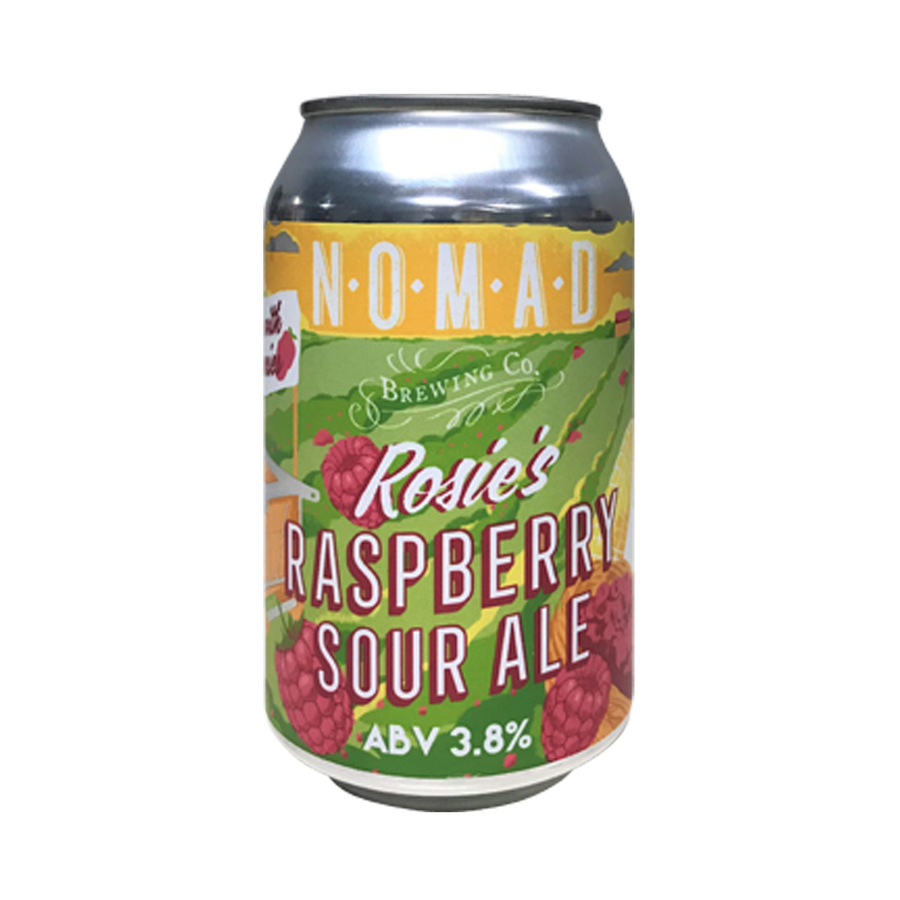 Nomad Brewing Co - Rosie's Raspberry Sour Ale 3.8% 330ml Can