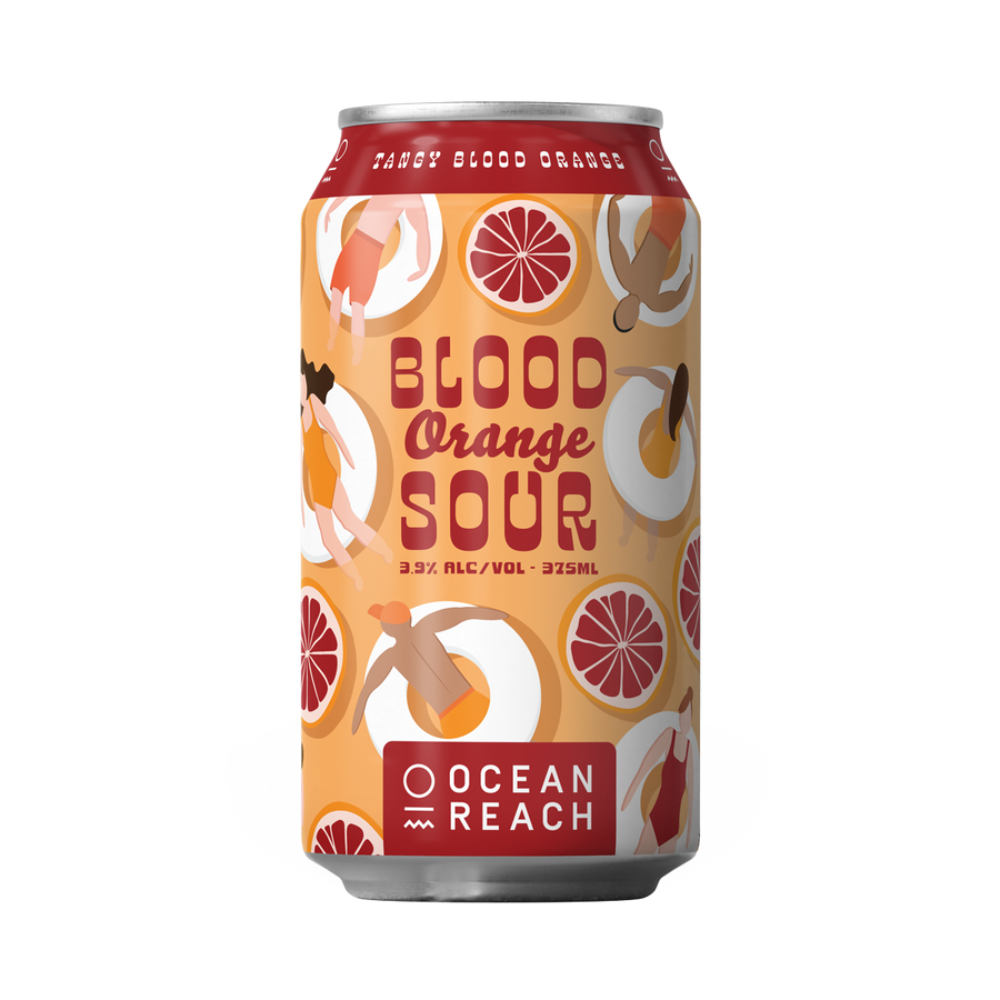 Ocean Reach Brewing - Blood Orange Sour 3.9% 375ml Can