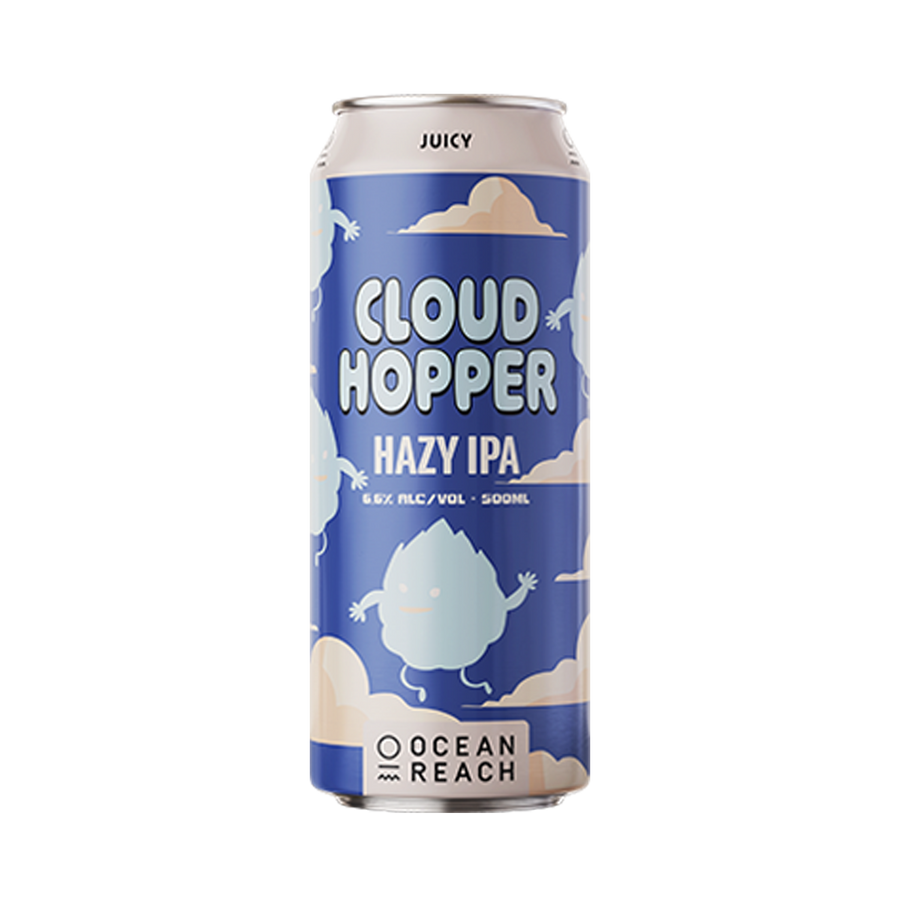 Ocean Reach Brewing - Cloud Hopper Hazy IPA 6.6% 500ml Can