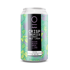 Ocean Reach Brewing - Crisp Tropics India Pale Lager 6.2% 375ml Can