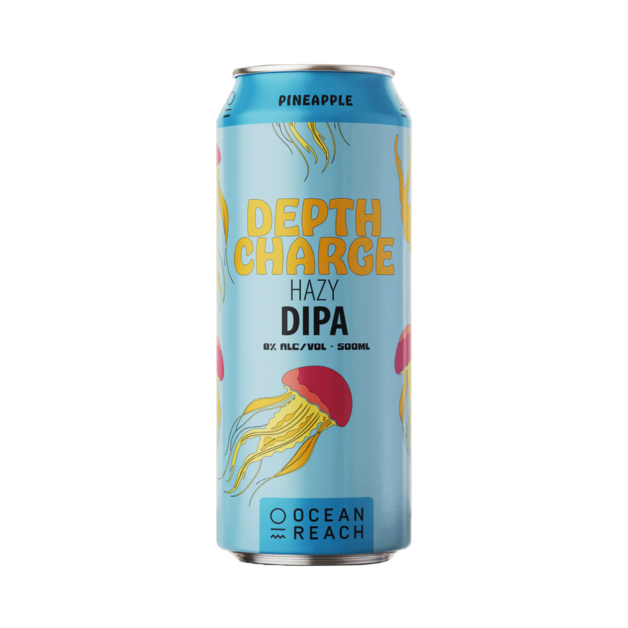 Ocean Reach Brewing - Depth Charge Hazy Double IPA 8% 500ml Can