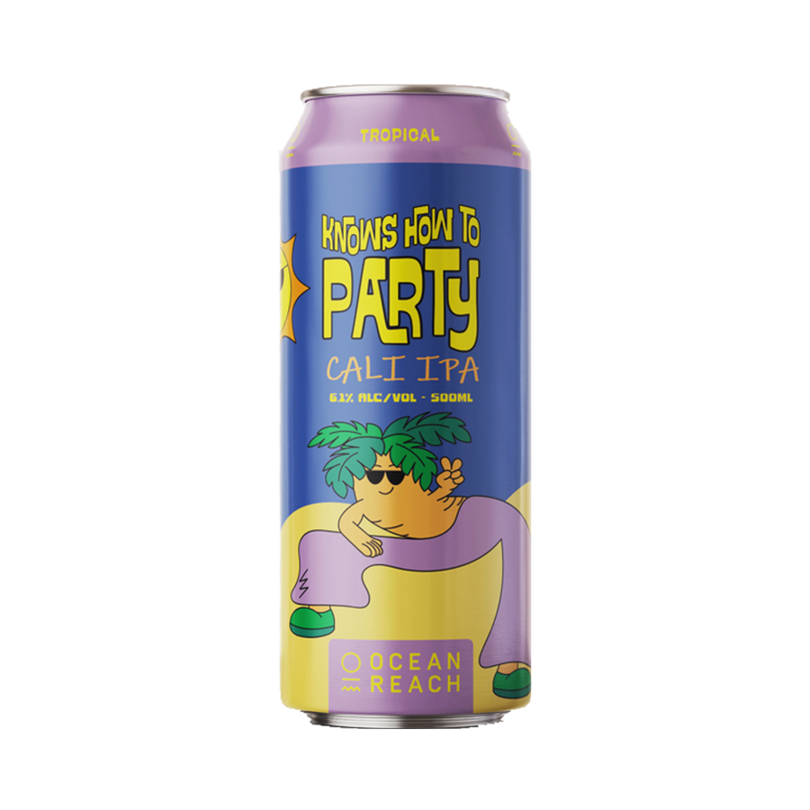 Ocean Reach Brewing - Knows How to Party Cali IPA 6.1% 500ml Can