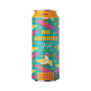 Ocean Reach Brewing - No Worries West Coast IPA 6% 500ml Can