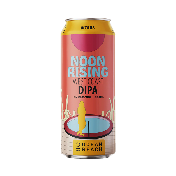 Ocean Reach Brewing - Noon Rising West Coast Double IPA 9% 500ml Can