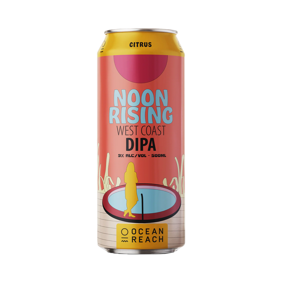 Ocean Reach Brewing - Noon Rising West Coast Double IPA 9% 500ml Can