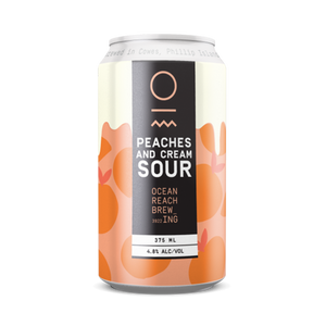 Ocean Reach Brewing - Peaches and Cream Sour 4.8% 375ml Can